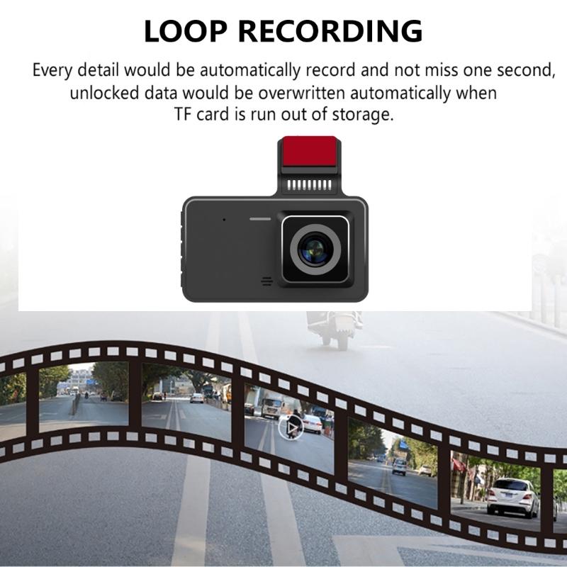 Dashcam 4inch LCD Screen Car Recorders 1080P Front Rear Single/Double Lens Dashing Camera Vehicle Video Recorders Camera