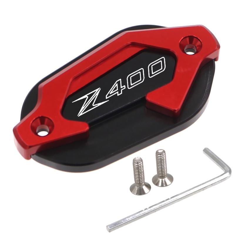 Motorcycle Brake Fluid Tank Cap Brake Pump Cover For KAWASAKI Z400 NINJA400 Accessories Z 400 NINJA 400 Brake Pump