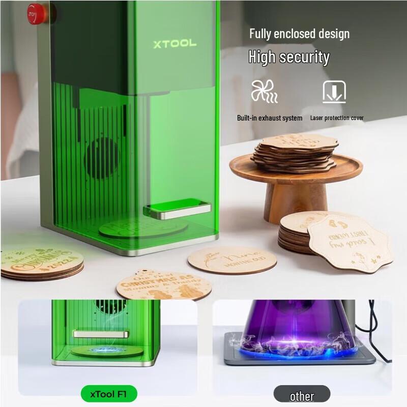 XTOOL F1 Series Dual-Source Laser Engraver & Cutter CN plug (adapter included)