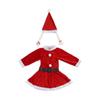 Krist+-Children's Santa Claus Costume 4-6 Years Red White