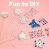 Handmade Wooden DIY Fairy Princess Wand for Kids