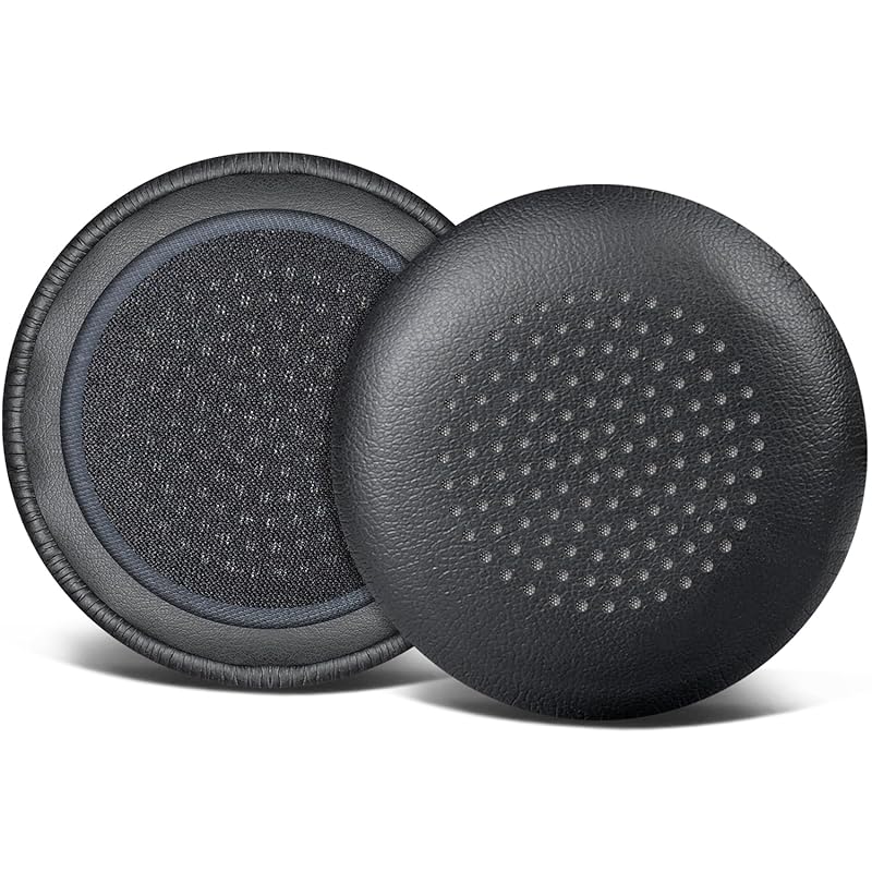 

SOULWIT ear pads cover ear cushion Plantronics BlackWire C510/C520/C710/C720/C725 for headset exchange pad case Poly 510/520/710/720/725 ear cup black