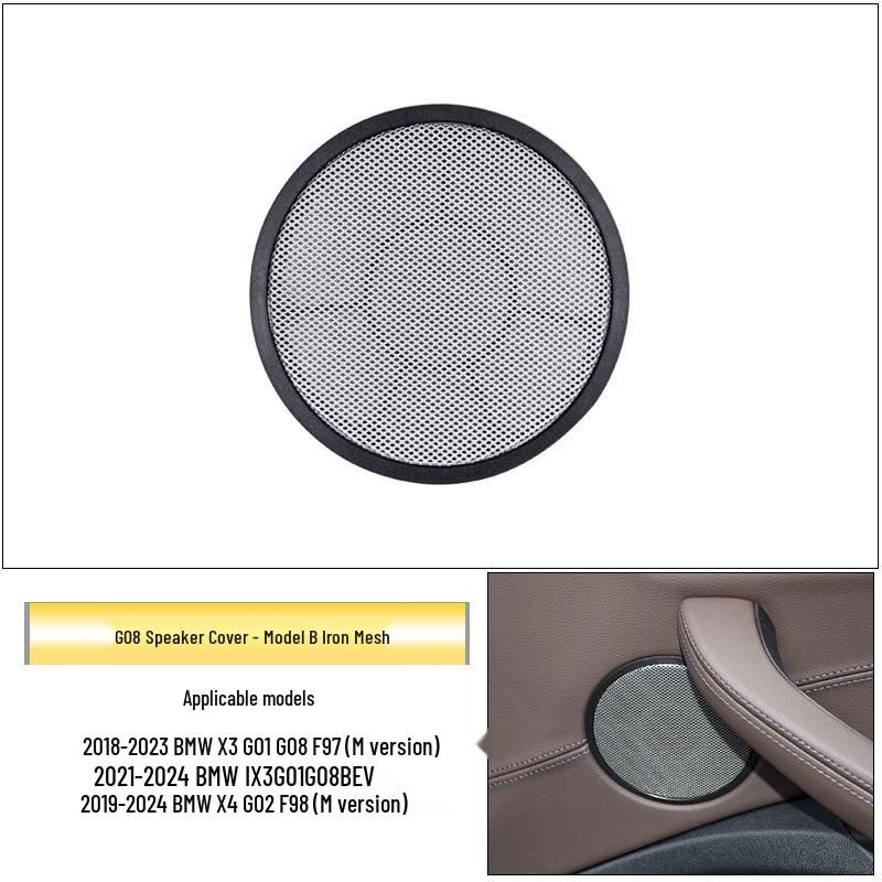 BMW X3/X4 Door Speaker Dustproof Mesh Cover for G08 iX3 Audio