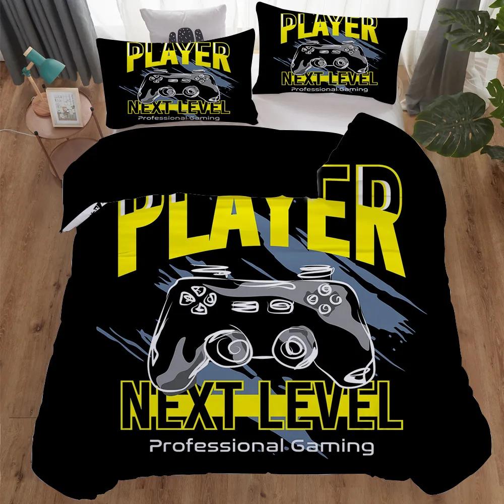 Home Textiles Bedding Set Gamer Life 3D Pattern Printed Duvet Cover Set Twin Full Queen King Boys Adults Polyester Quilt Cover