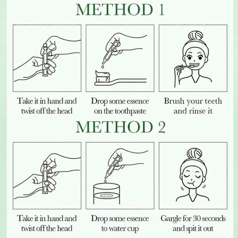 Teeth Whitening Serum Ampoule 20Pcs, Plaque Remover Travel Toothpastes, Tartar Remover Teeth Whitening Corrector Toothpaste Serum, Stain Removal