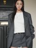 HHIPS Micro Shorts Skirt Pants (Charcoal)