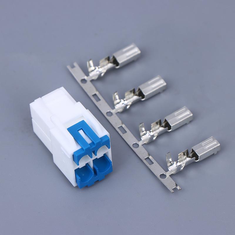 1Set 4-Pin Power Connector Plug For Icom Ic-7000 Ic-7100 Ic-7400 Ic-7600 Yaesu Ft-450 Kenwood Ts-480 Radio Diy Cable Plug