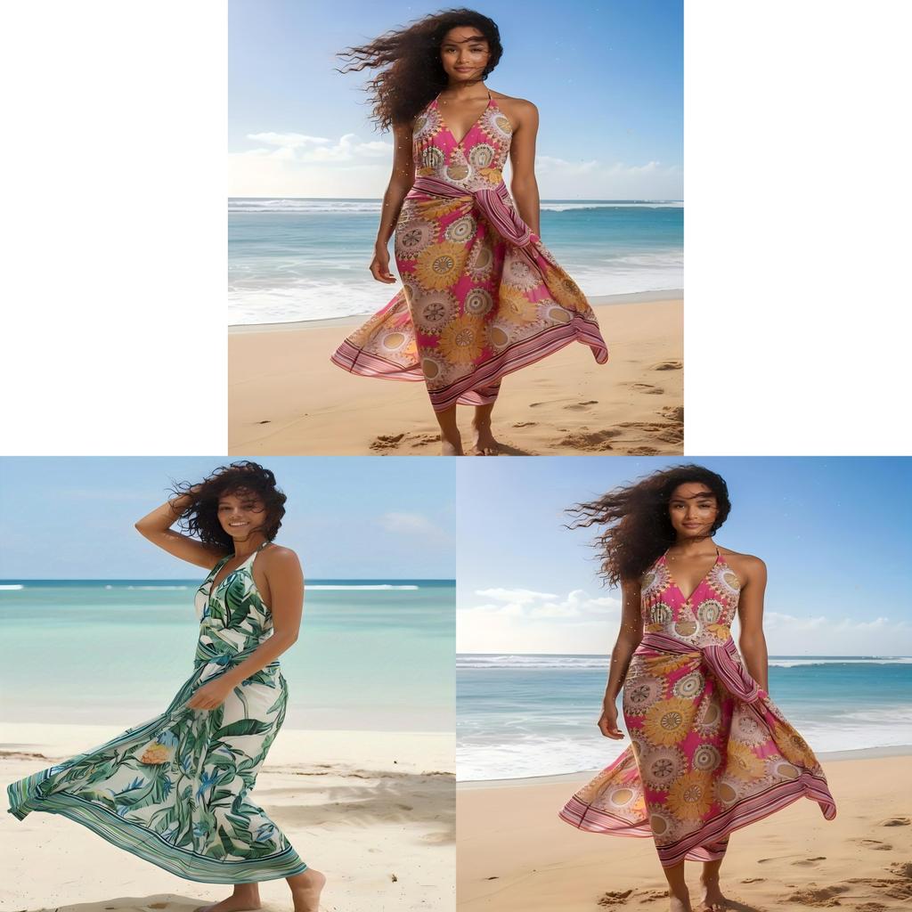 Strandurlaub Blumiger Bikini Badeanzug Aus Polyestergewebe Für Wassersport Damen