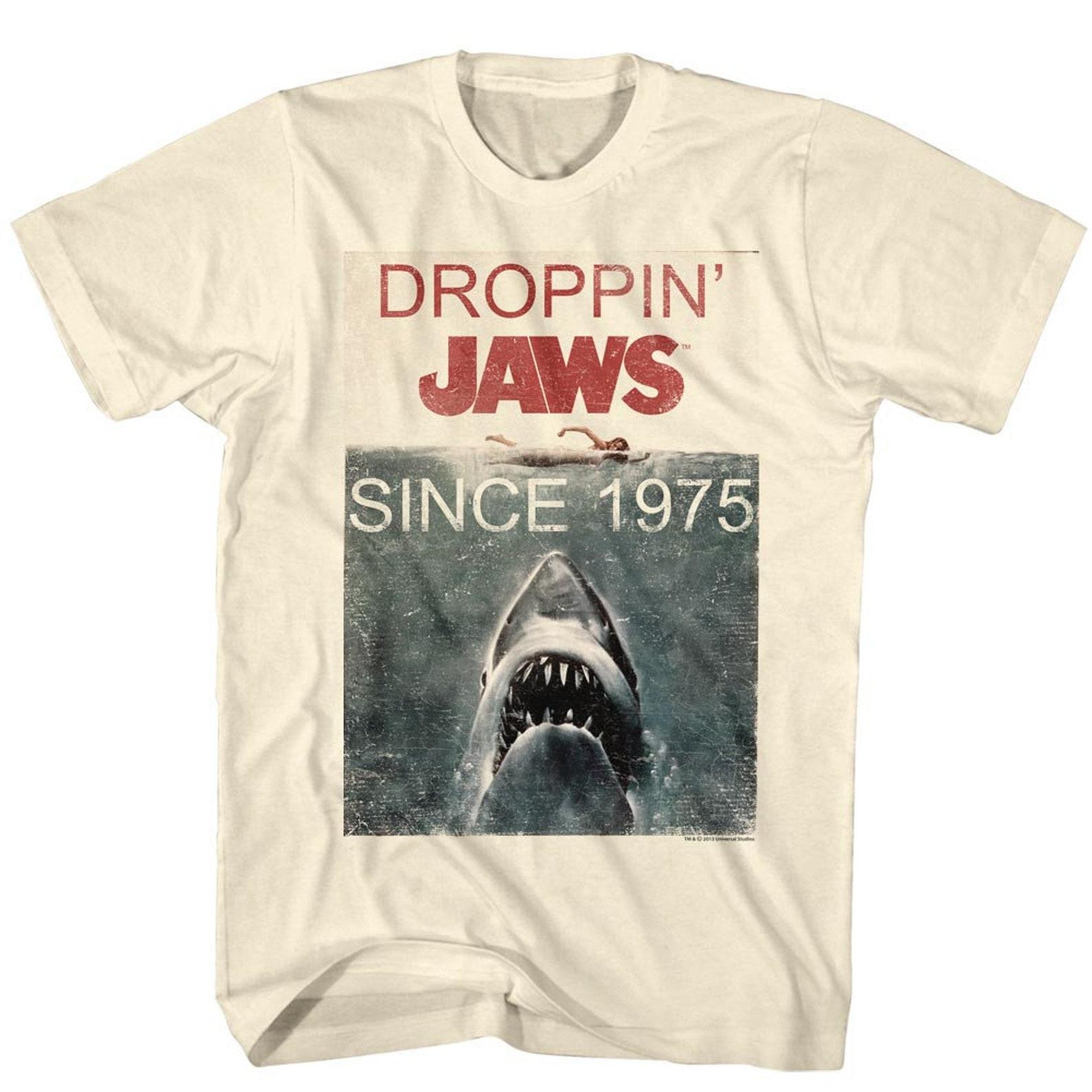 Jaws Droppin Natural Adult T-Shirt M
