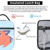 C-Chainsaws Man Anime Insulated Lunch Bag High Capacity Cute Pochita Meal Container Thermal Bag Tote Lunch Box Food Handbags