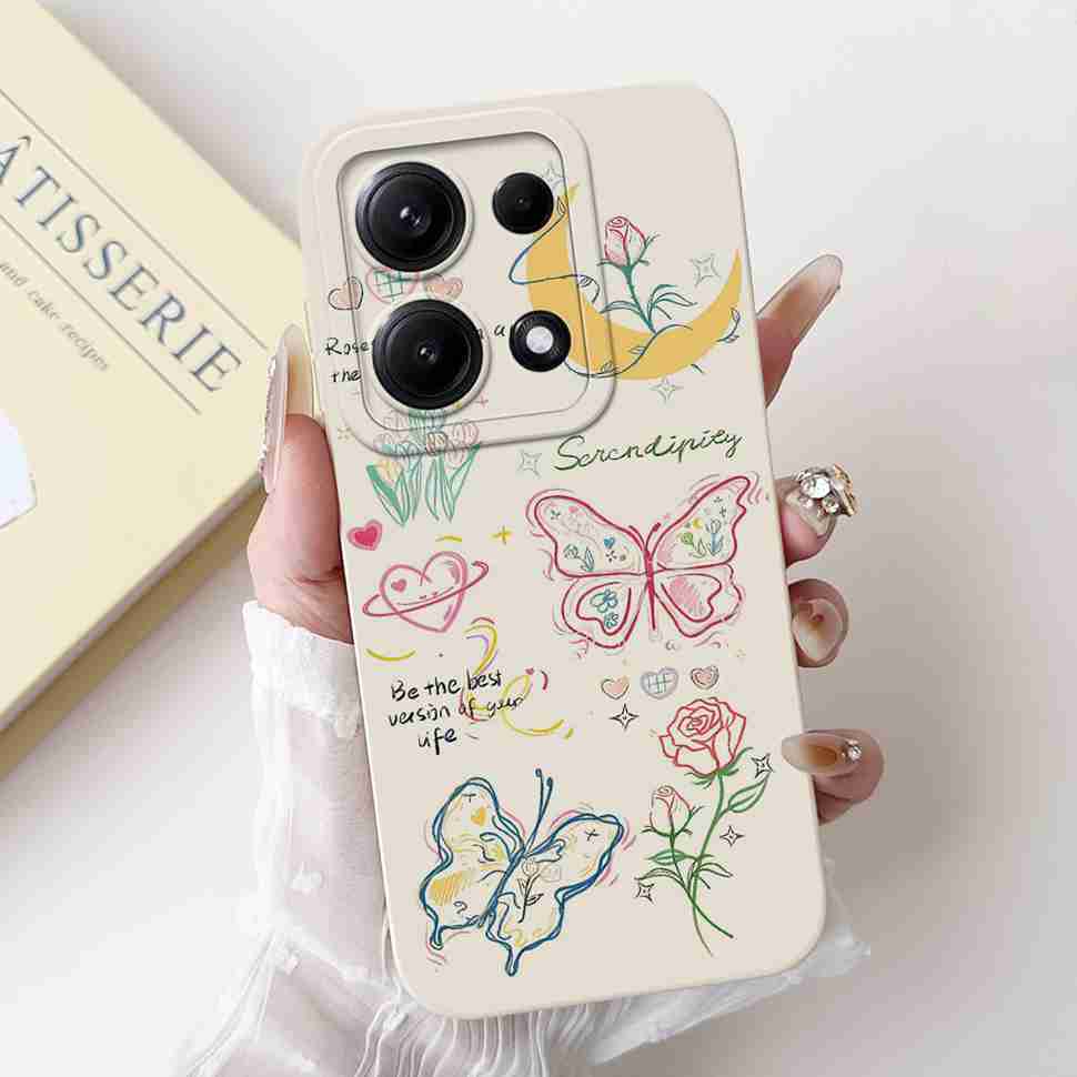 Simple Silicone Case For Redmi Note14S 4G Cute Panda Rabbit Shockproof Back Cover Note14 For Xiaomi Redmi Note 14 14S Cases