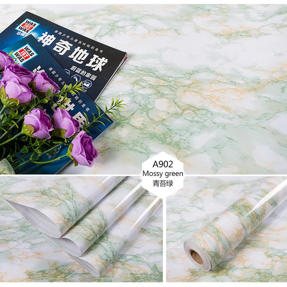 

Самоклеящиеся обои с мраморным рисунком для кухни, водонепроницаемые, маслостойкие, грязеотталкивающие наклейки, обои для реновации мебели 4mx40cm