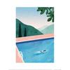 Henry Rivers Swimming Pool II Pool Print
