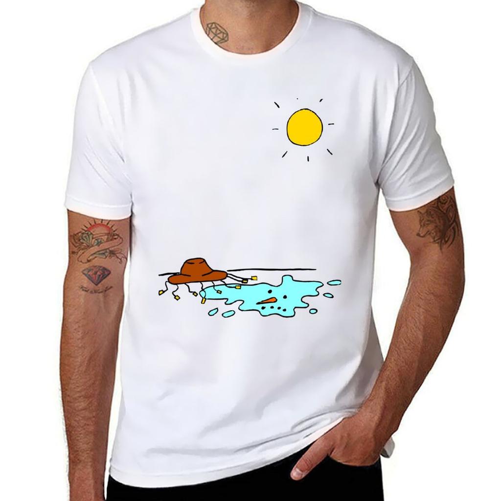 Australian Snowunisex (Melted) Tshirt Plus Size Comfort Fit Tee