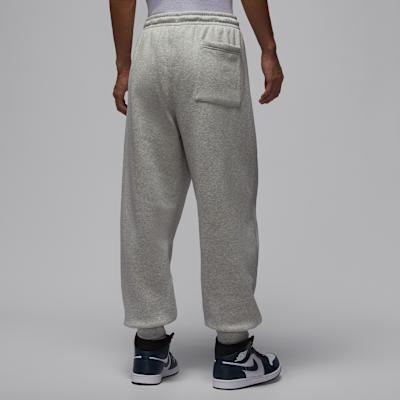Men's Jordan Brooklyn Fleece Comfortable Fleece Lined Lace Up Elastic Cuff Knitted Sweatpants Men's