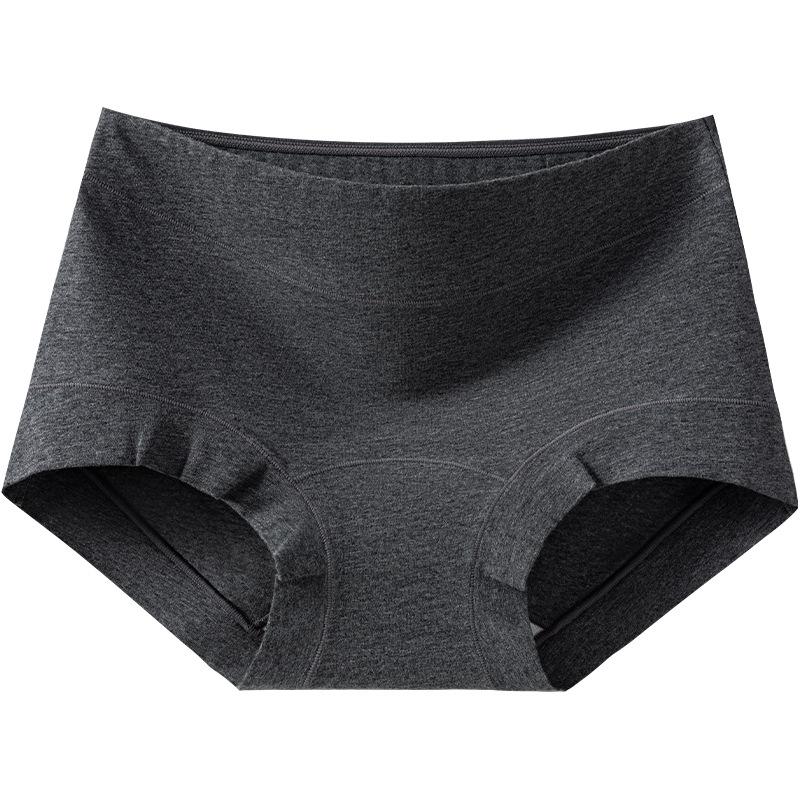 

Women s Spring and Autumn New Pure Cotton 10A Antibacterial Crotch Belly in High Waist Small Flat Angle Briefs XXL
