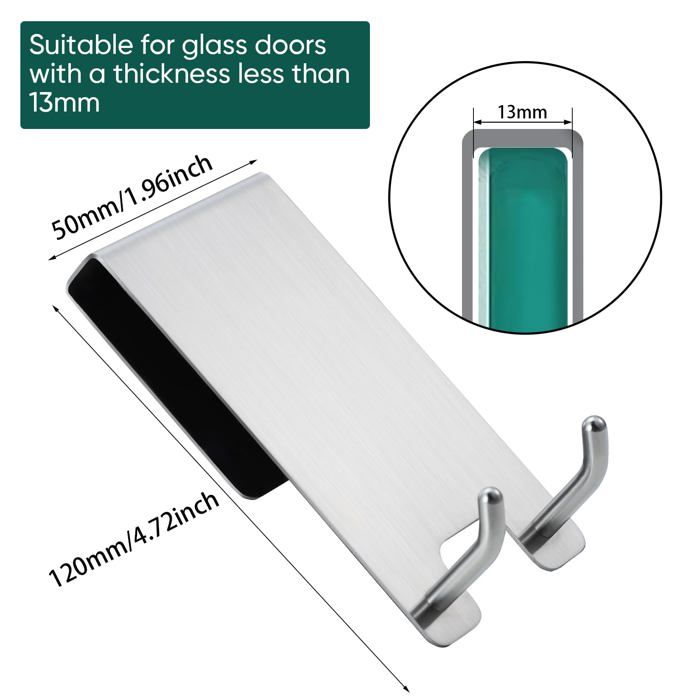 Crochet - Kegii - Peigne - Acier Inoxydable - Antirouille - Installation Facile