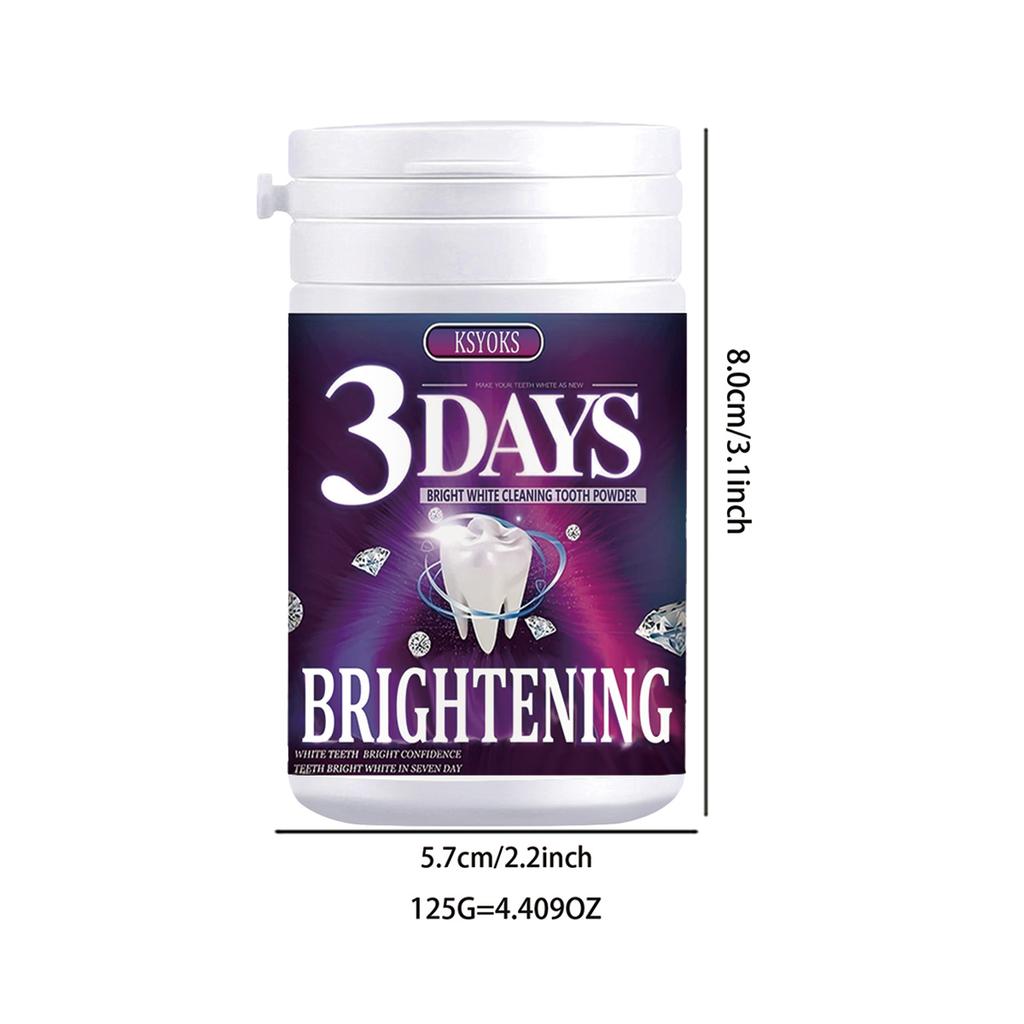 Protecting the health status of teeth: Long term use of dental powder can improve the appearance of teeth and reduce pigmentation