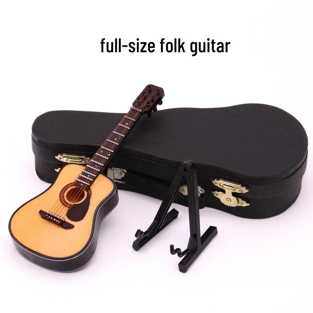 Mini Cutaway Classical Guitar Figurine - Folk Doll Instrument for Birthdays, Graduations, or Christmas Gifts for Adults