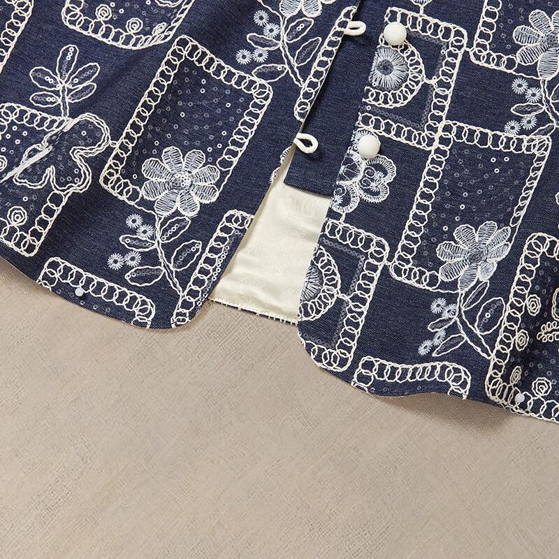 New Chinese Style Embroidered Women's Vest