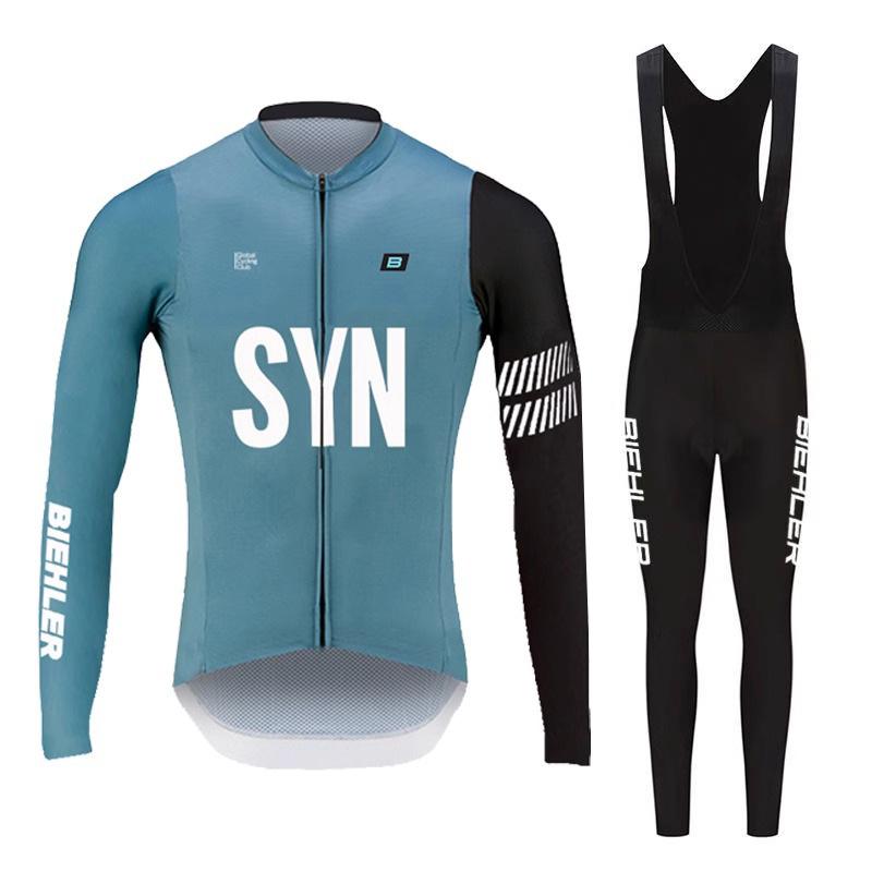 Bicycle Long-sleeved Top Set Road Bike Thin Men's Autumn and Winter Overalls 2026 Autumn Breathable Suit Cycling Suit