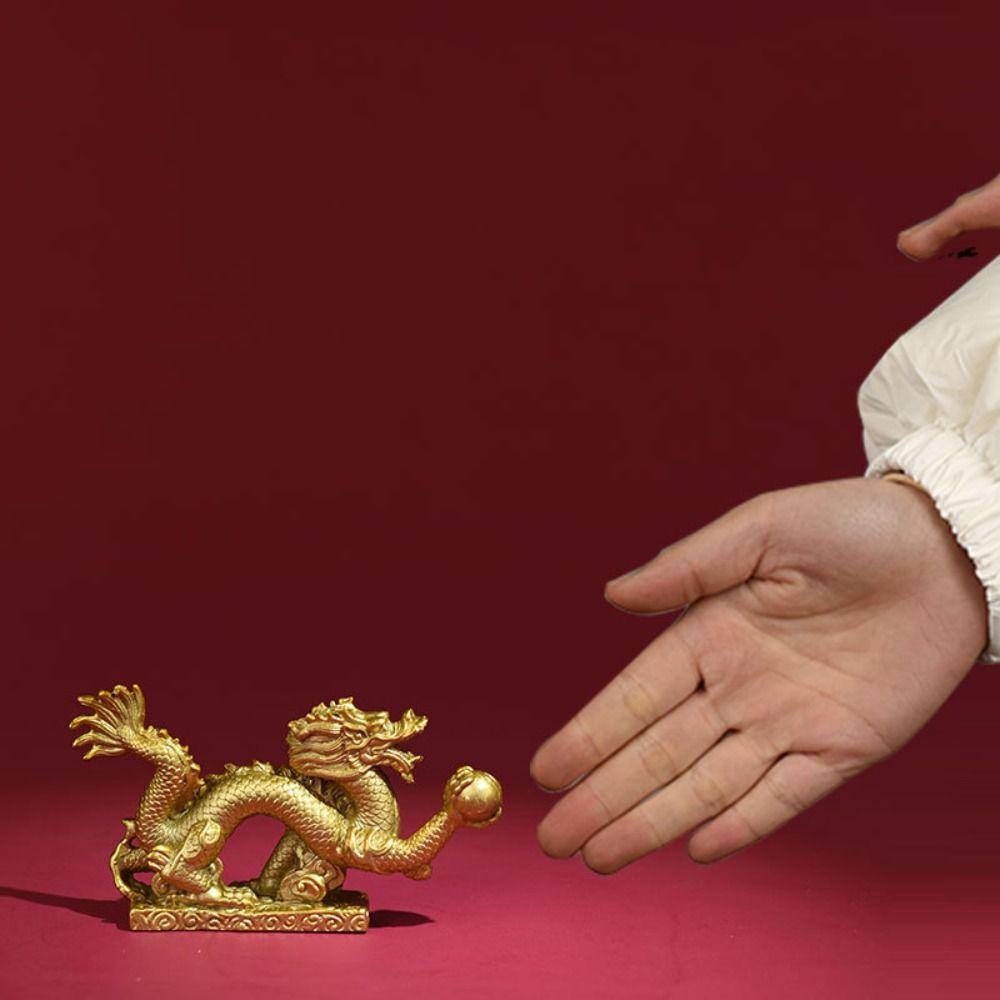Kunst Drache Tierkreiszeichen Statue Harz Handwerk Schreibtisch Dekoration Drachen Ornamente Heim Dekoration Handwerk Tiere Skulptur Neujahr