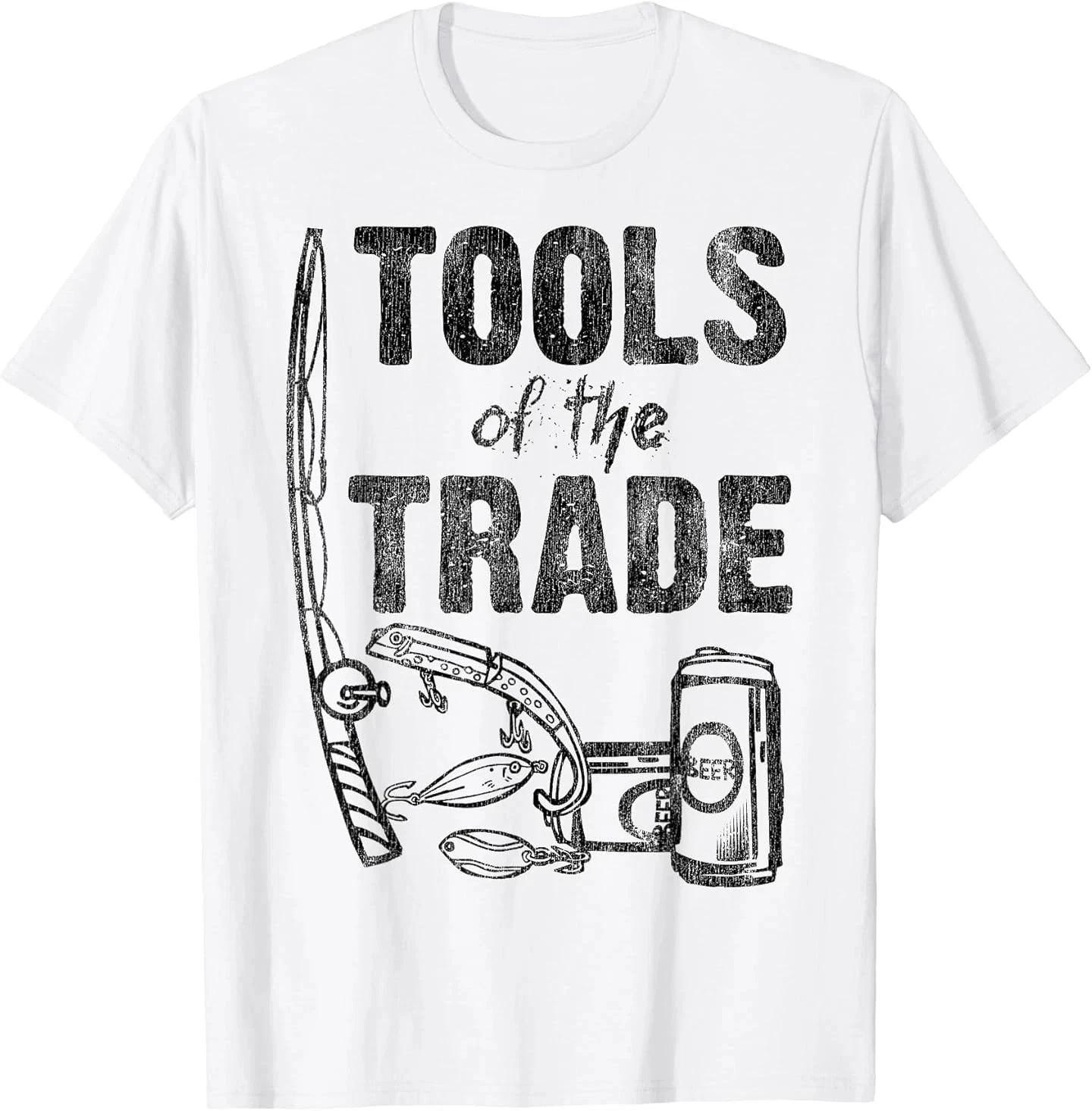 Drinking Tools Of The Trade Fishing T-Shirt 3XL