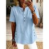 BITCED Women's Fashion Casual V-Neck Short Sleeve Blouses & Shirts