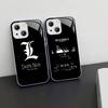 D-Death Note For IPhone 14 13 12 Mini 11 Pro XS Max X XR 14 Plus Tempered Glass Cover