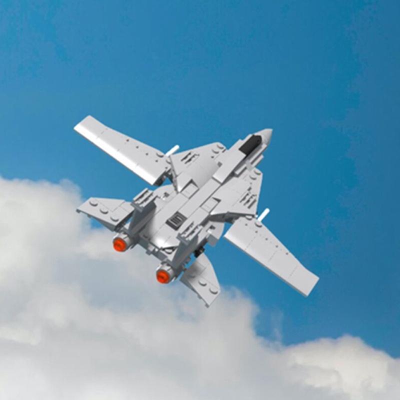 Top Gun Militar 202 Peças Modelo de Bloco de Construção de Caça F14 Brinquedos Educativos para Crianças