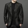 Leather Jacket Men's Suit First Layer Sheepskin Top Jacket Autumn Leather Suit