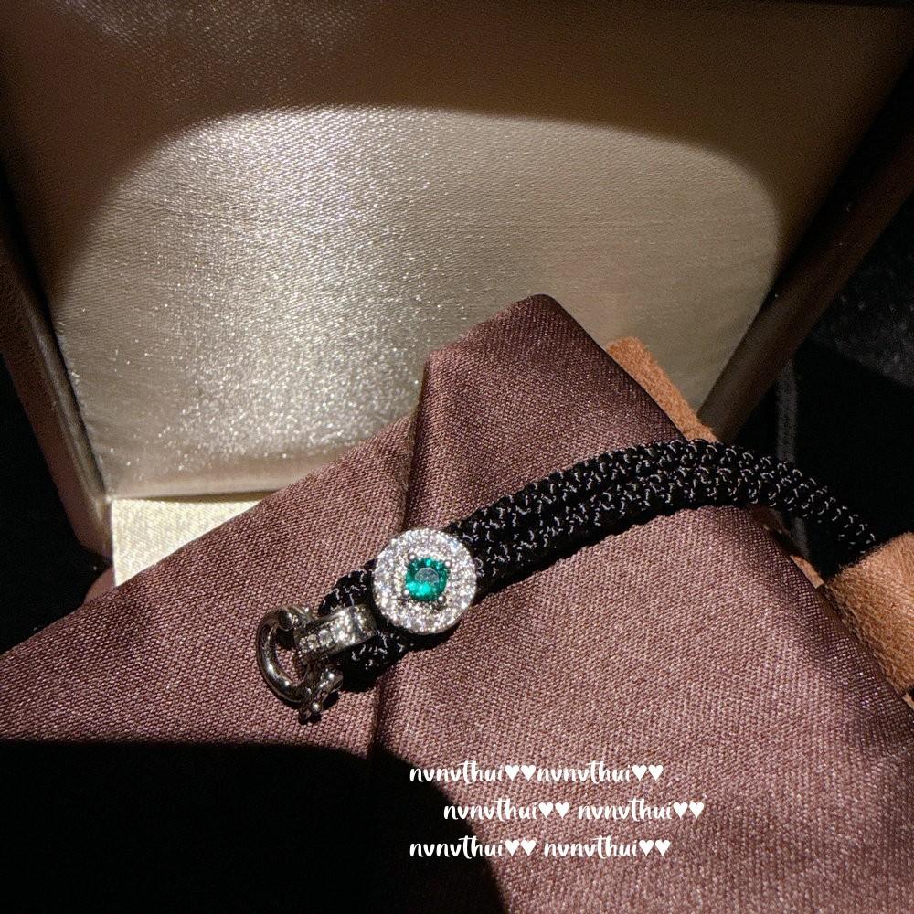 Jewelry, Buddha Gong Necklace, White High Ice New Chinese Blue Chalcedony Safety Buckle Gem Necklace, Ladies