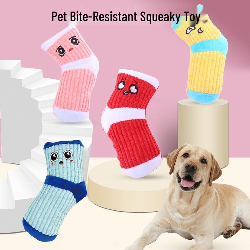 

Pet Sounding Plush Toy: Dog Chew-Resistant, Interactive Boredom Relief Socks