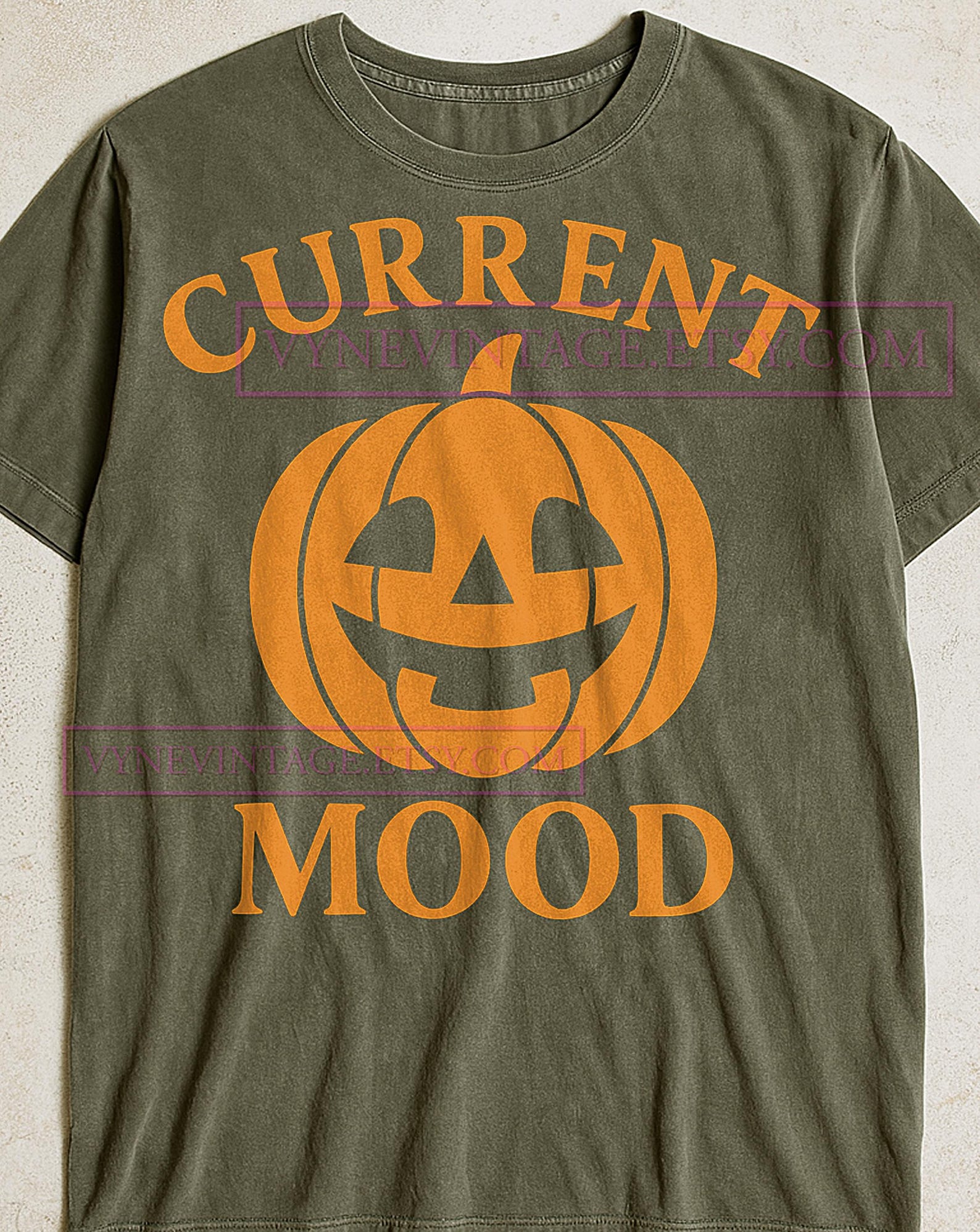 Current Mood Halloween T-Shirt, Spooky Season Graphic Tee, Funny Halloween Shirt, Fall Lover Gift, Humorous Spooky Tee M