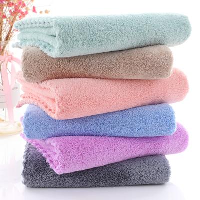 Prosop Coral Fleece de Înaltă Densitate Culoare Solidă Moale și Absorbant Uscare Rapidă Prosop de Păr Cadou
