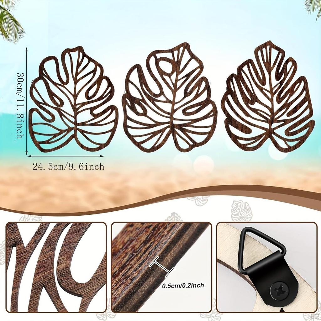 Retro Artistic Palm Leaves Horse Sculpture Creative Wooden Ornament for Centerpiece Office