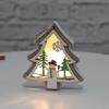 Glowing Wooden Christmas Tree Ornament Gift
