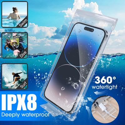 Sommer Wasserdichte Telefon Fall Schwimmen Transparent Unterwasser Telefon Schutz Beutel Taschen Universal