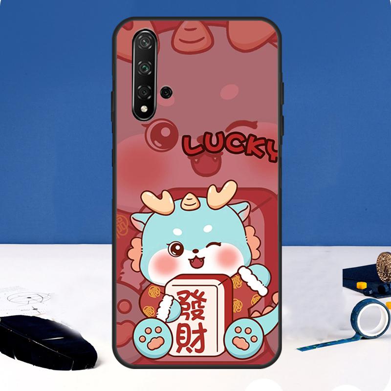 2024 New Year Dragon Rich Cover For Huawei Nova 10 9 SE 11i 8i 7i 3i Y90 Y91 Y70 Y60 Y61 5T P30 P60 Pro P40 Lite Case