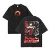 Date A Live Washed T-shirt Year Round Clothing Plus Size Unisex Personality Clothes High Quality Streetwear Couples