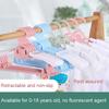 Bear Plastic Retractable Children's Hangers Newborn Baby Hangers Baby Hangers Small Children Cartoon Hangers