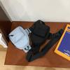 Mini Men Crossbody Bag Solid Color Shoulder Bag Casual Sport Chest Bag  Fitness