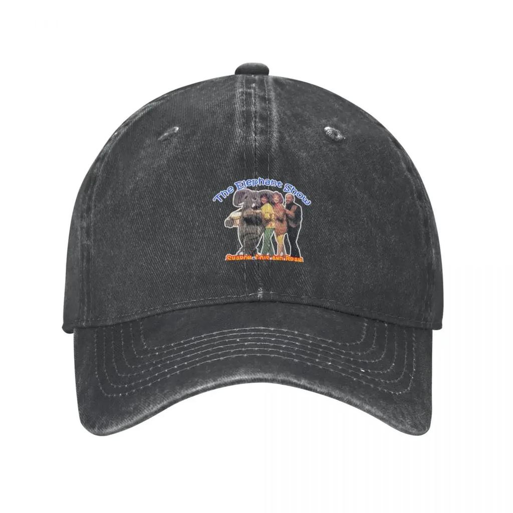 Skinamarink Sharon Lois and Bram Elephant Show Retro 90s Throwback tribute Sticker Cowboy Hat Hip Hop Women's Hats Men's