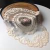 1PC Dinning Table Cover Embroidered Table Cloth Elegant Round Lace Tablecloth Coffee Coasters Napkin Party Wedding Decoration