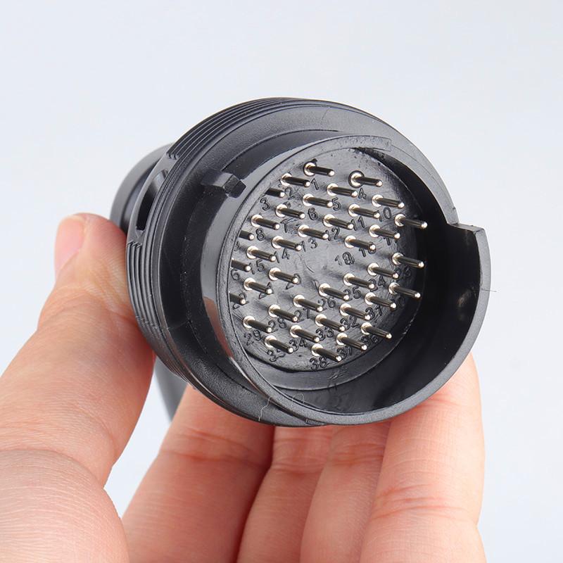 For Mercedes Benz Tester 38Pin Diagnostic Connector Adaptador Adattatori OBD 2 Cable Fcar Car