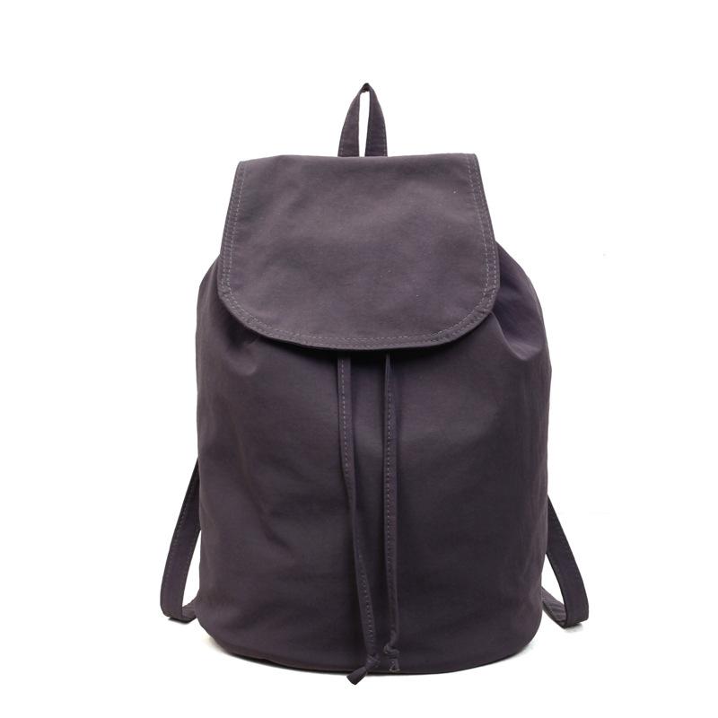 

Однотонный рюкзак Женская сумка для поездок Студенческий школьный рюкзак Рюкзак для улицы серый/синий