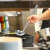 230Ml Stainless Steel Deep Soup Ladle Long Handle Heavy Duty Kitchen Ladle for Home Hotel Catering Hook Design Serving Soup
