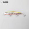 Wide Tongue Depressor Simulated Fish Body 3D Bionic Fish Eyes Hard Bait  Freshwater Fishing