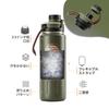 SANTECO Wasserflasche 710ml Baseballmuster Sport Vakuum Edelstahlflasche mit Direktem Einfach zu Entwickelt für Sport Reiseflasche, Isoliert,