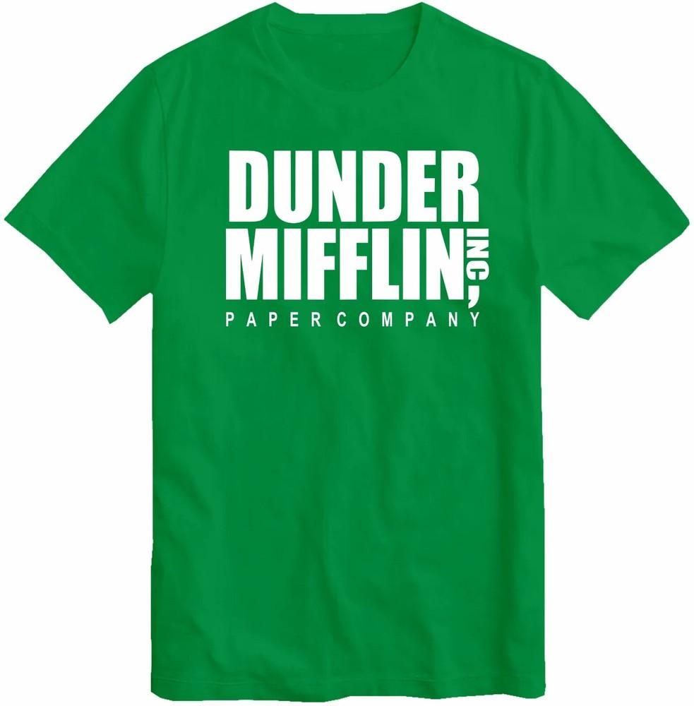 Dunder T Shirt Mifflin Paper Company Top Inc American Office Tv Show Tshirt S